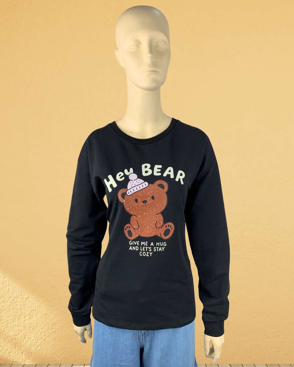 Hey Bear Graphic T-Shirt