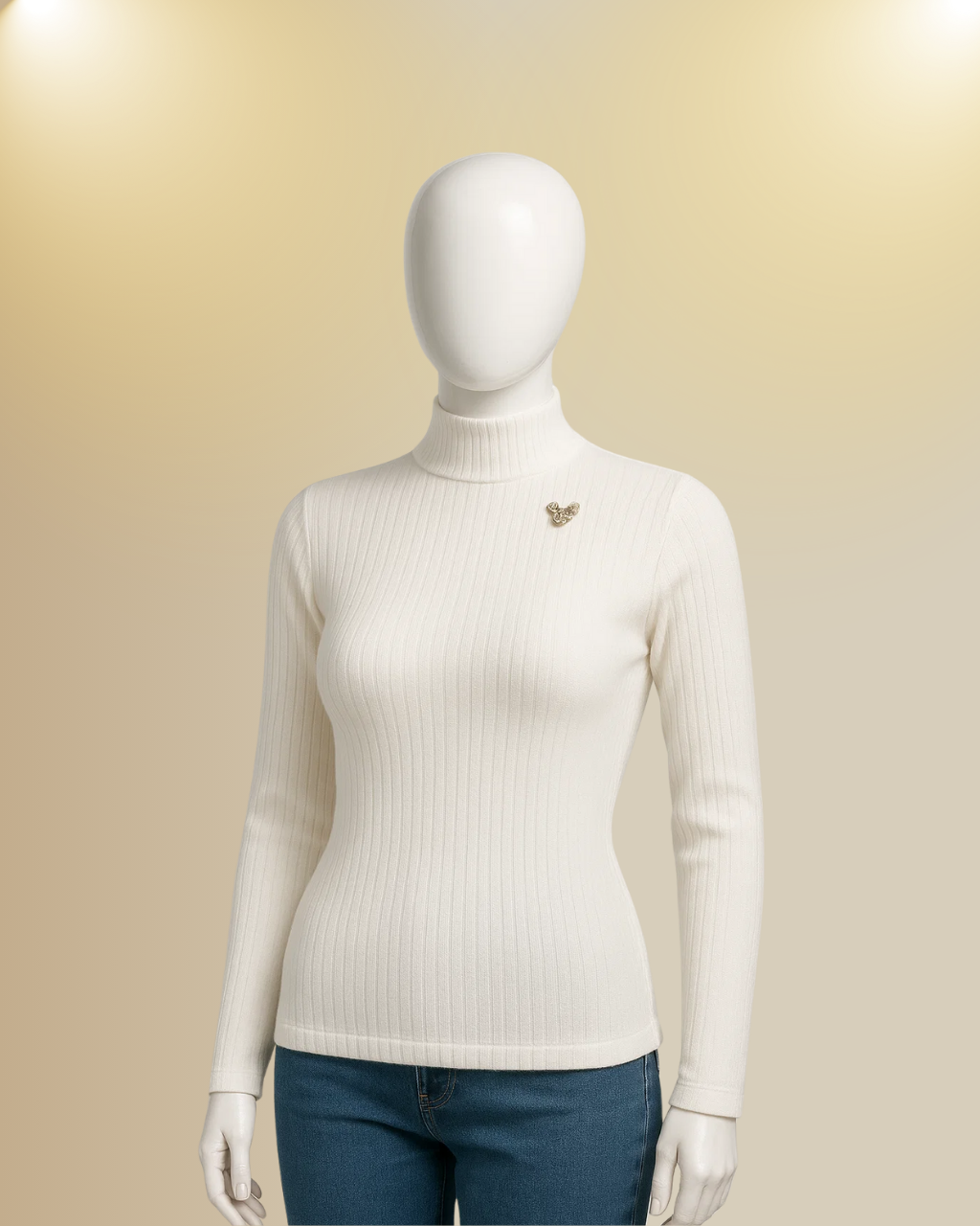 Mickey Mouse Mock Neck Sweater