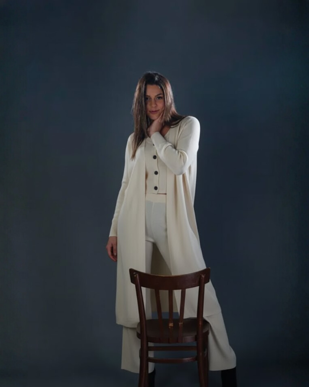 3 Piece Cape Shawl Inner Button