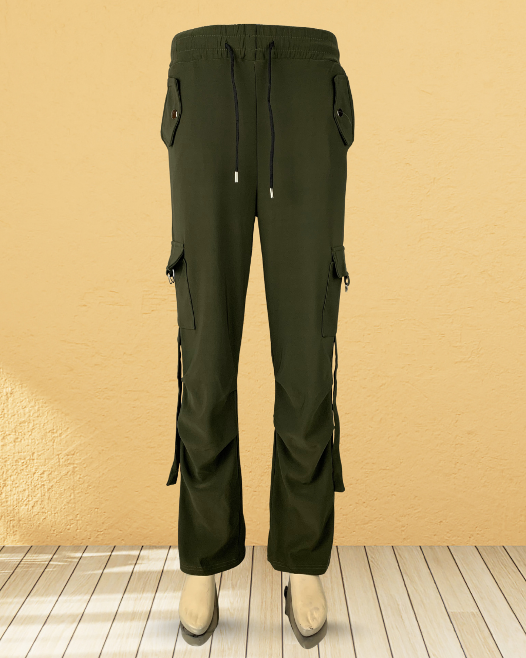 Cargo Buckle Flapper Trouser