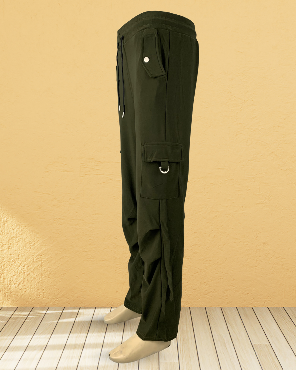 Cargo Buckle Flapper Trouser