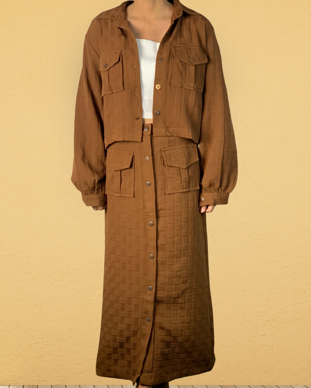 Chic 3-Piece Skirt Co-ord Set