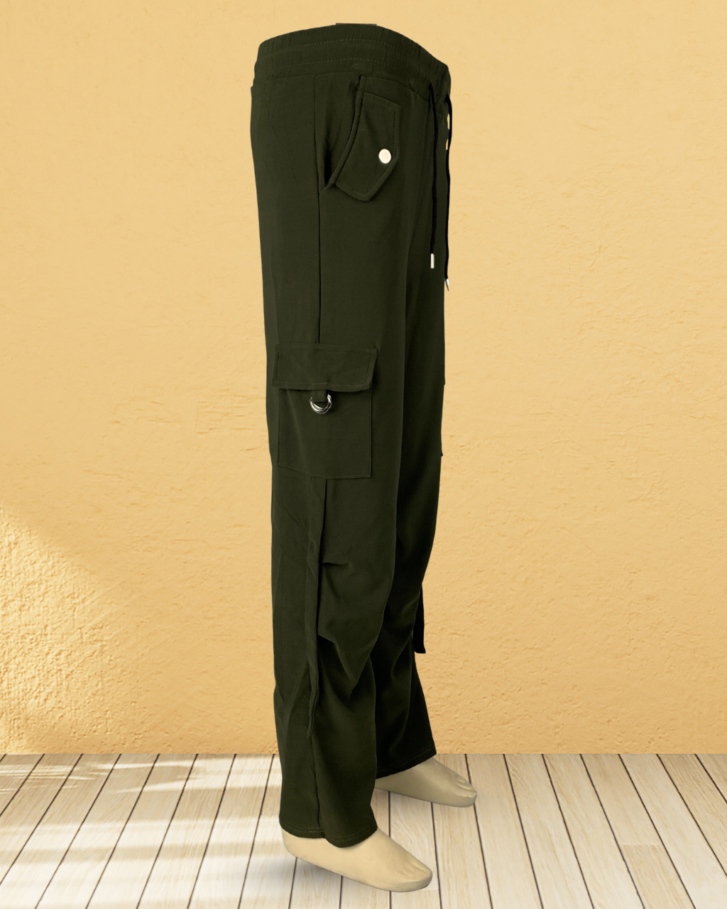 Cargo Buckle Flapper Trouser