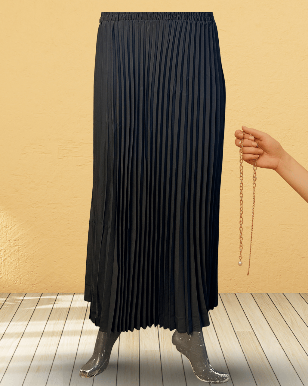 Georgette Plain Skirt