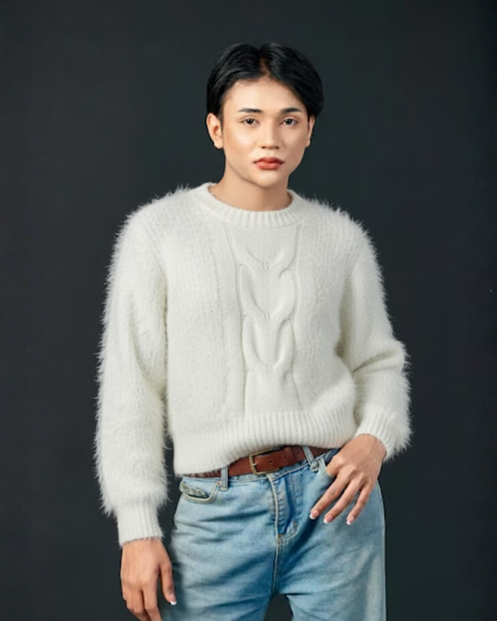 Fur Sweater Centre Design