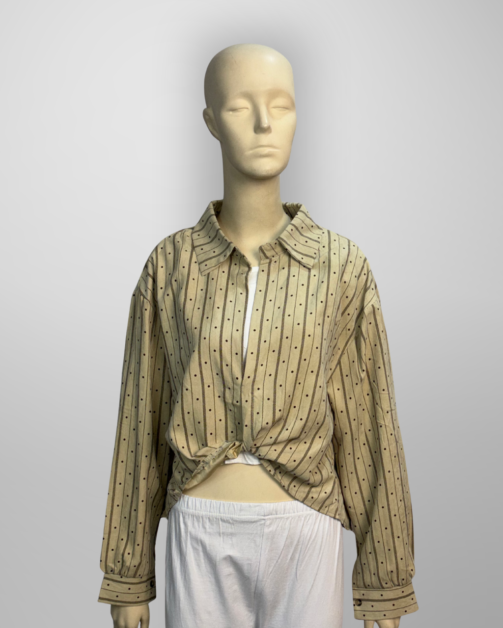 Crop Top Dot Pattern