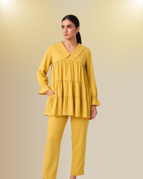 Mustard Grace Co-ord Set