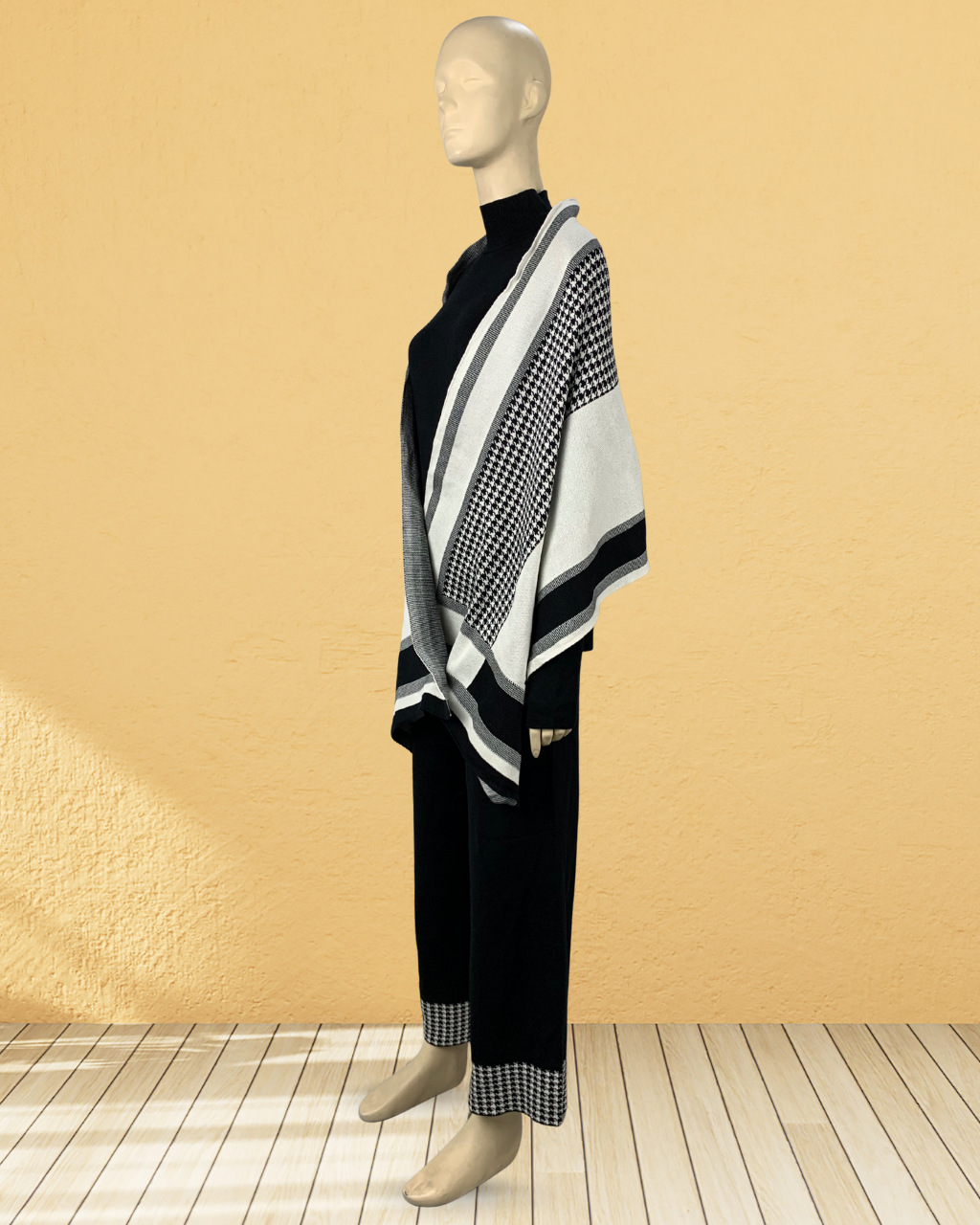 3 Piece Co-Ord Set with Shawl