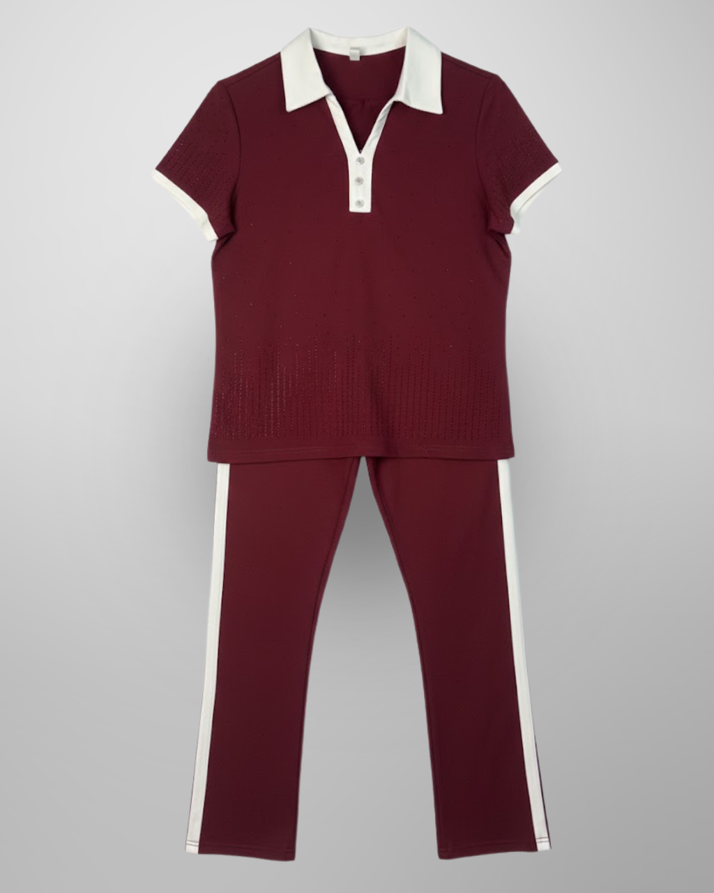 Dual Shade Collar Tracksuit