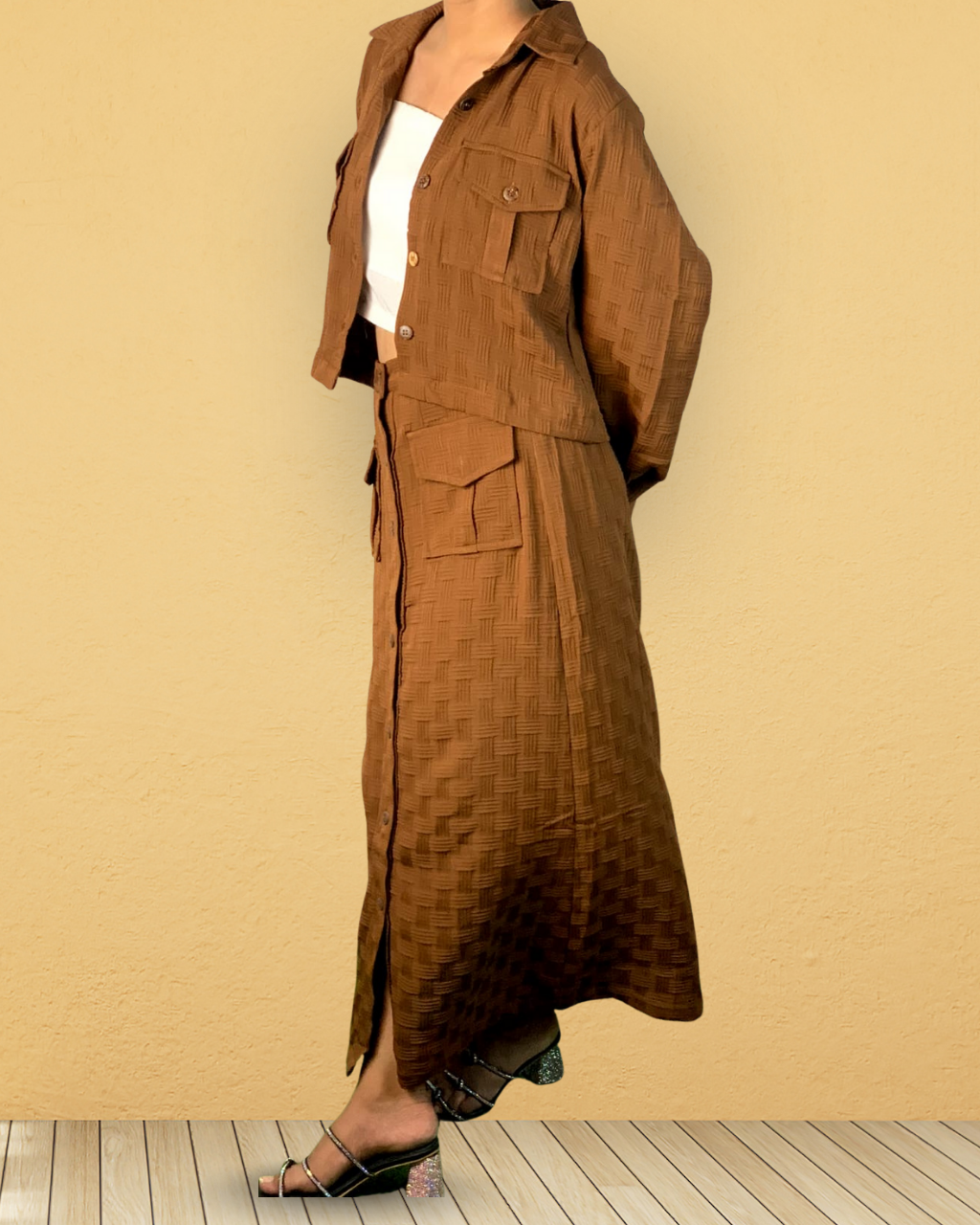 Chic 3-Piece Skirt Co-ord Set