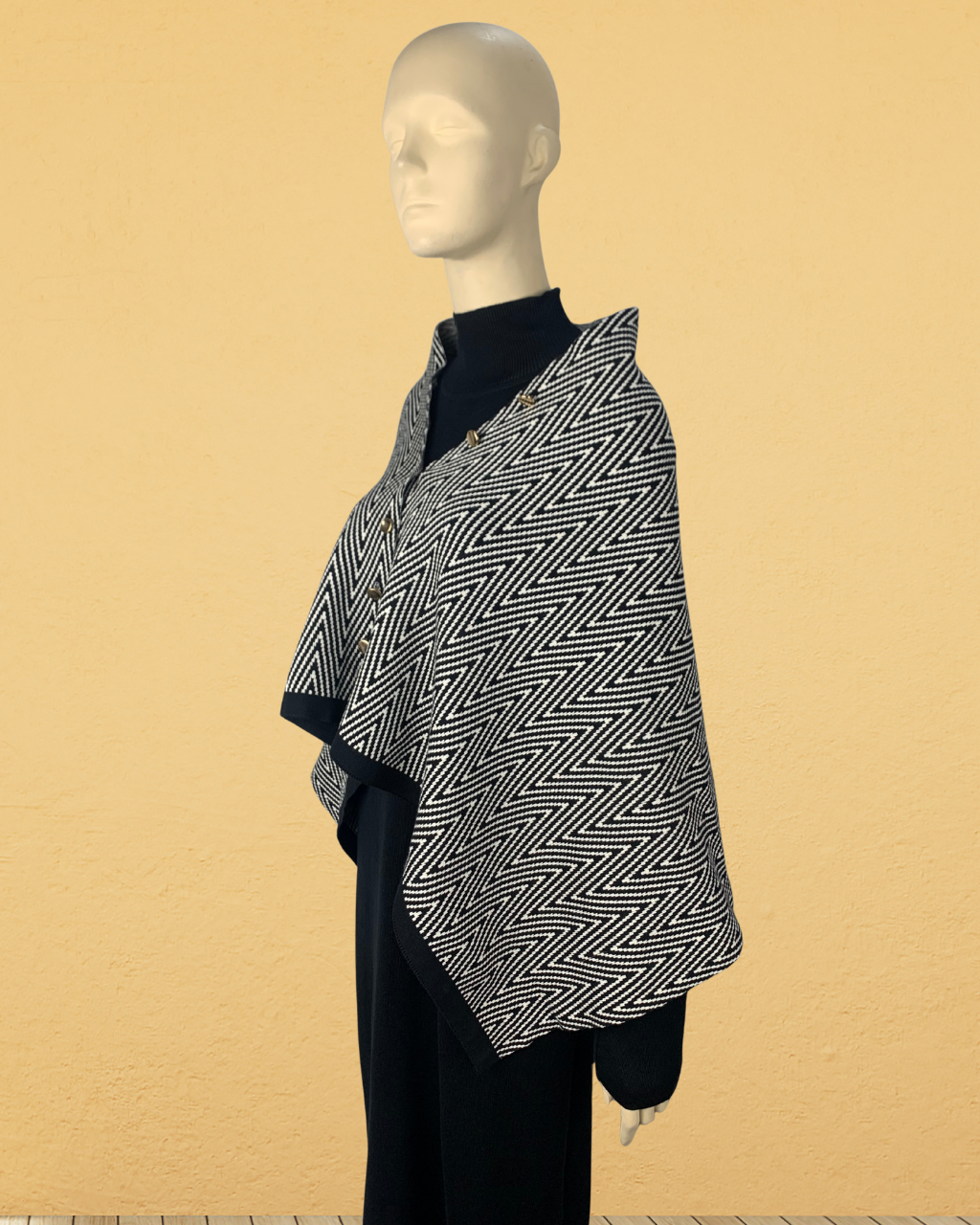 Stylish Long-Sleeve Dress & Shawl