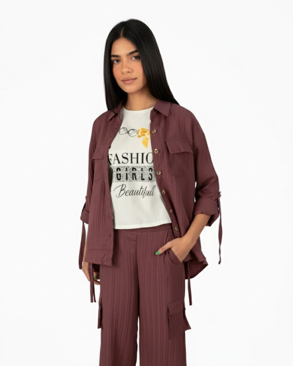 Stylish 3-Piece Co-ord Set