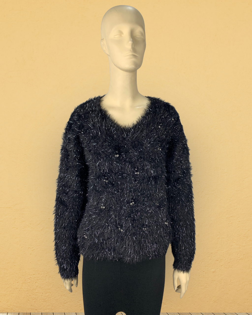 Sparkle Fuzzy Knit Sweater