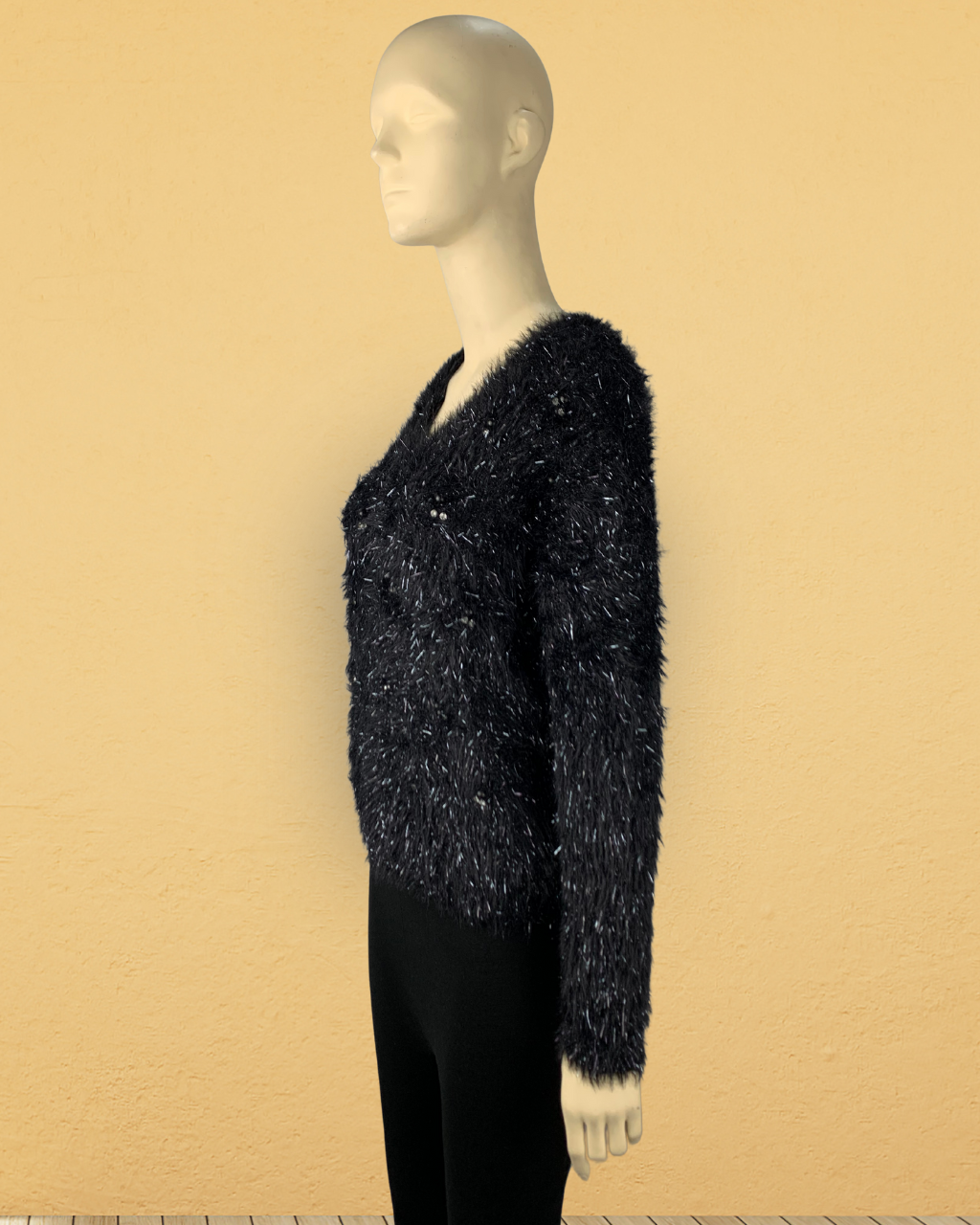 Sparkle Fuzzy Knit Sweater