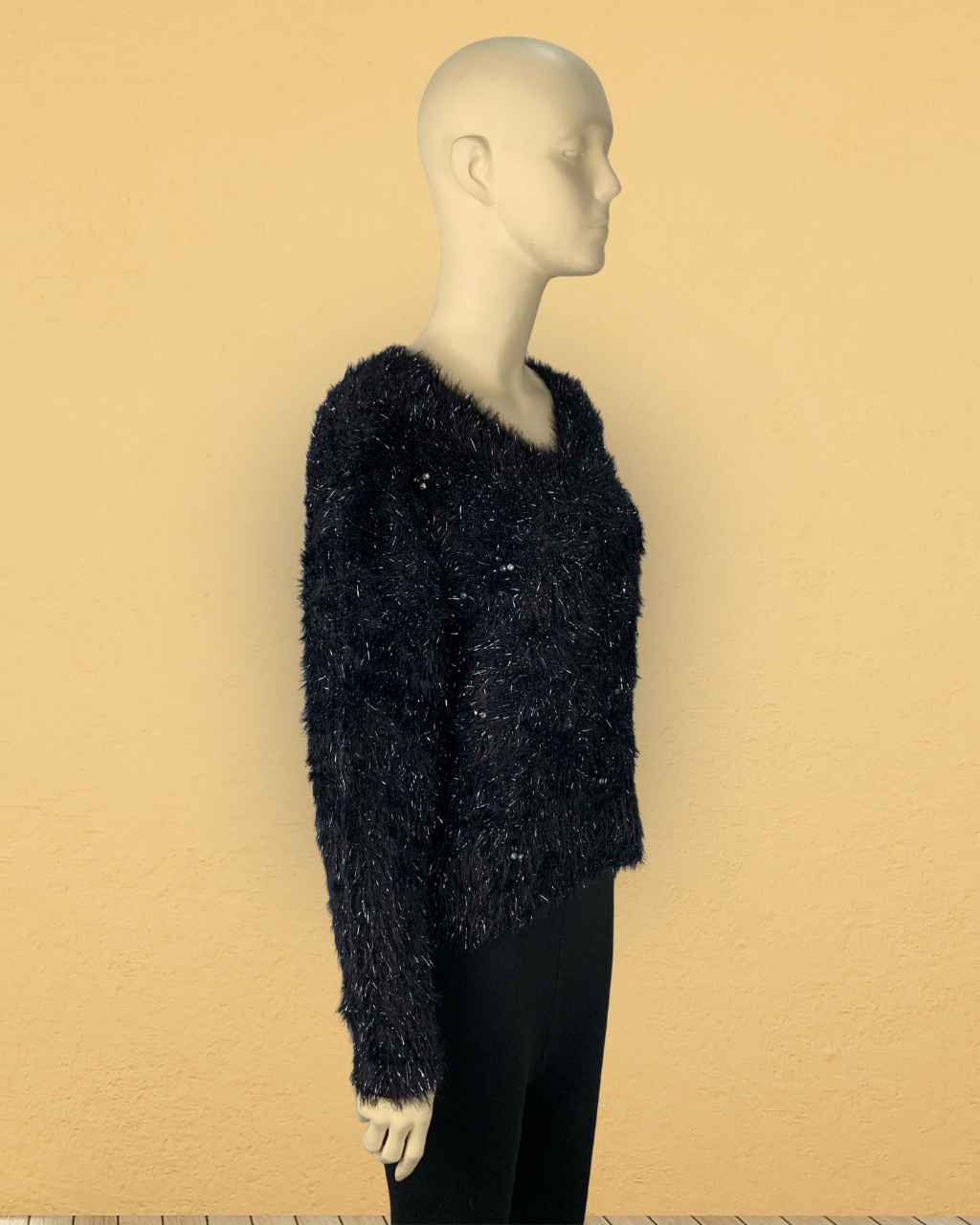 Sparkle Fuzzy Knit Sweater