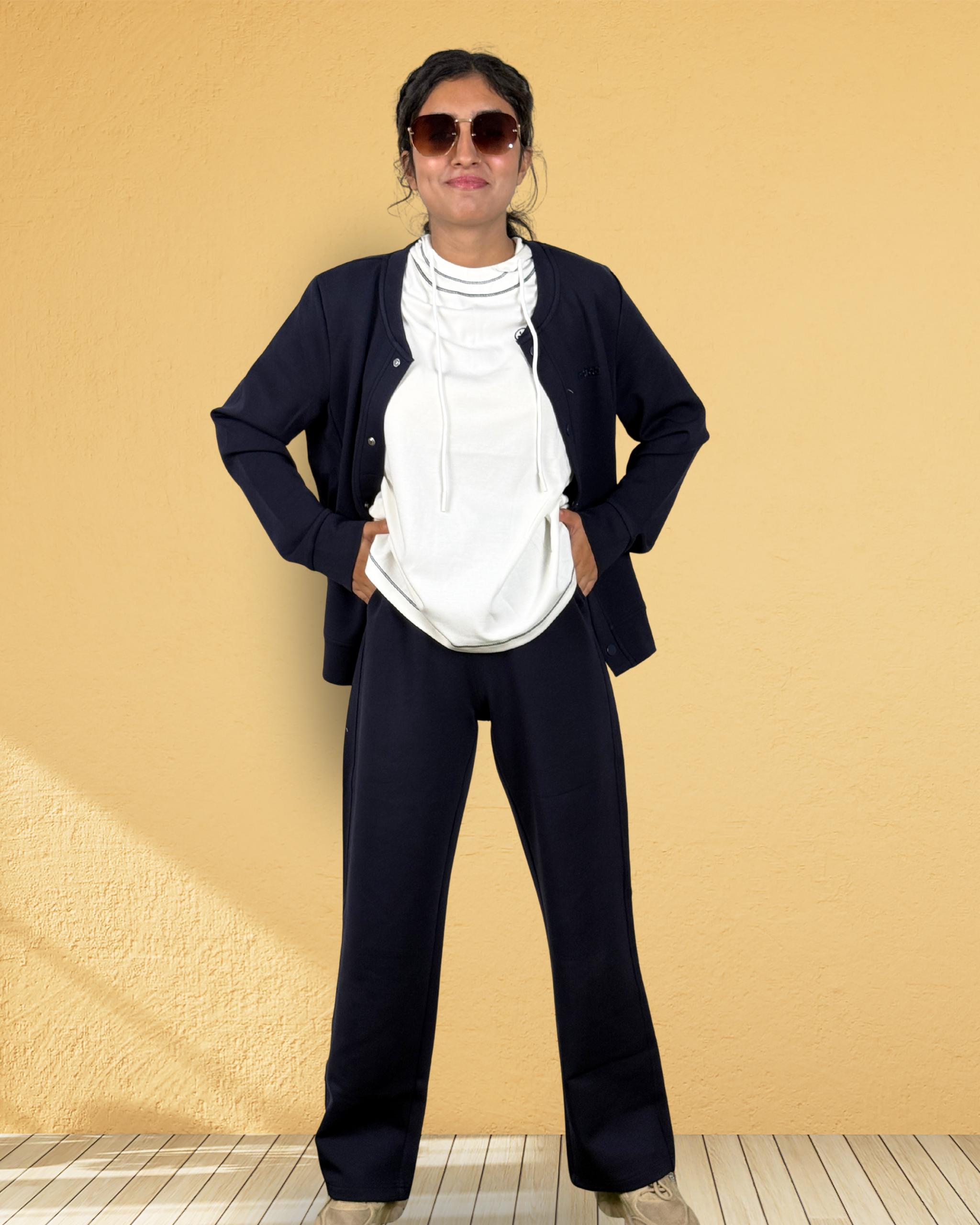 3-Piece Tracksuit with Inner Hoodie