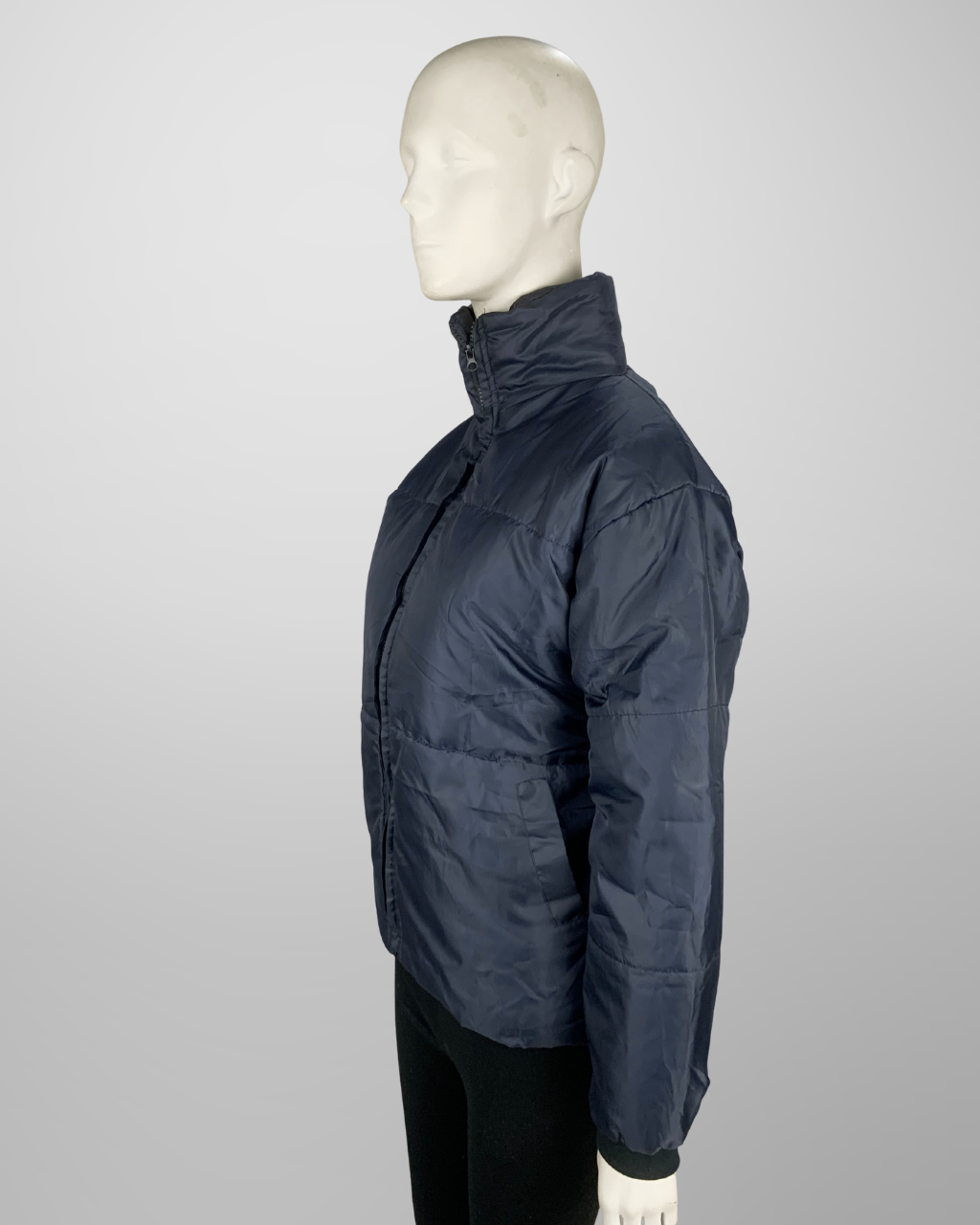 Blue Polyester Jacket