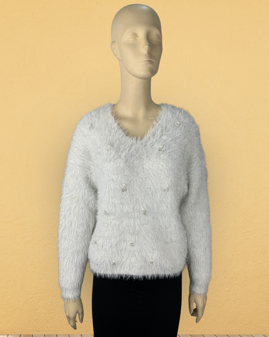 Sparkle Fuzzy Knit Sweater
