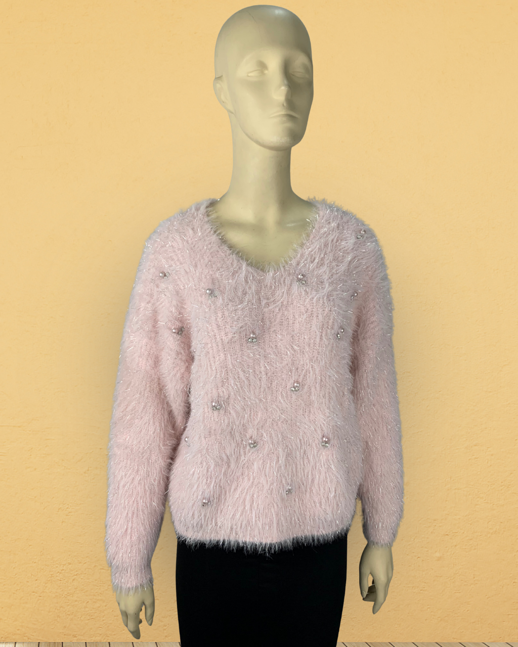 Sparkle Fuzzy Knit Sweater