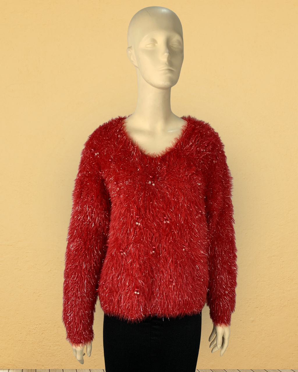 Sparkle Fuzzy Knit Sweater