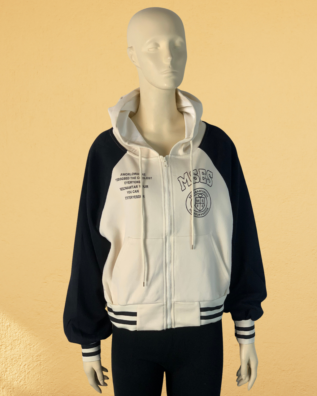 Trendy Cropped Hoody