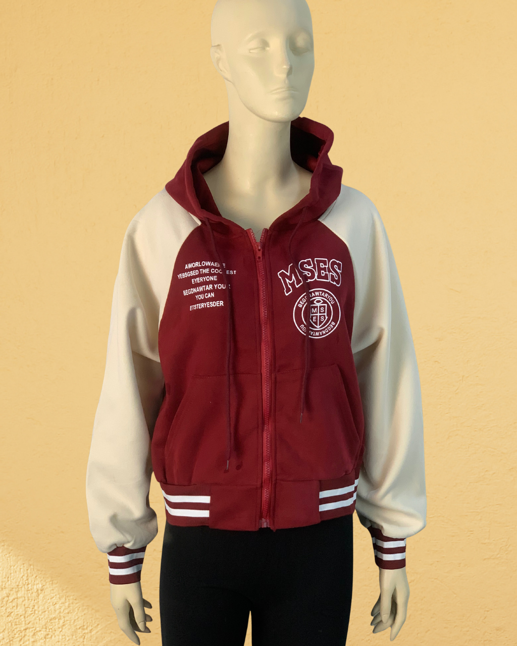 Trendy Cropped Hoody