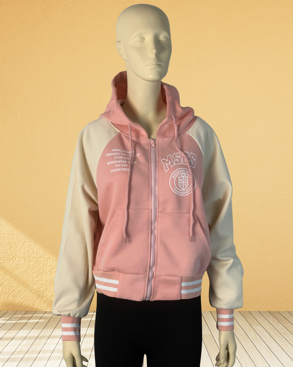 Trendy Cropped Hoody