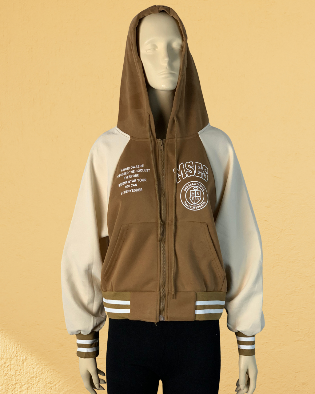 Trendy Cropped Hoody