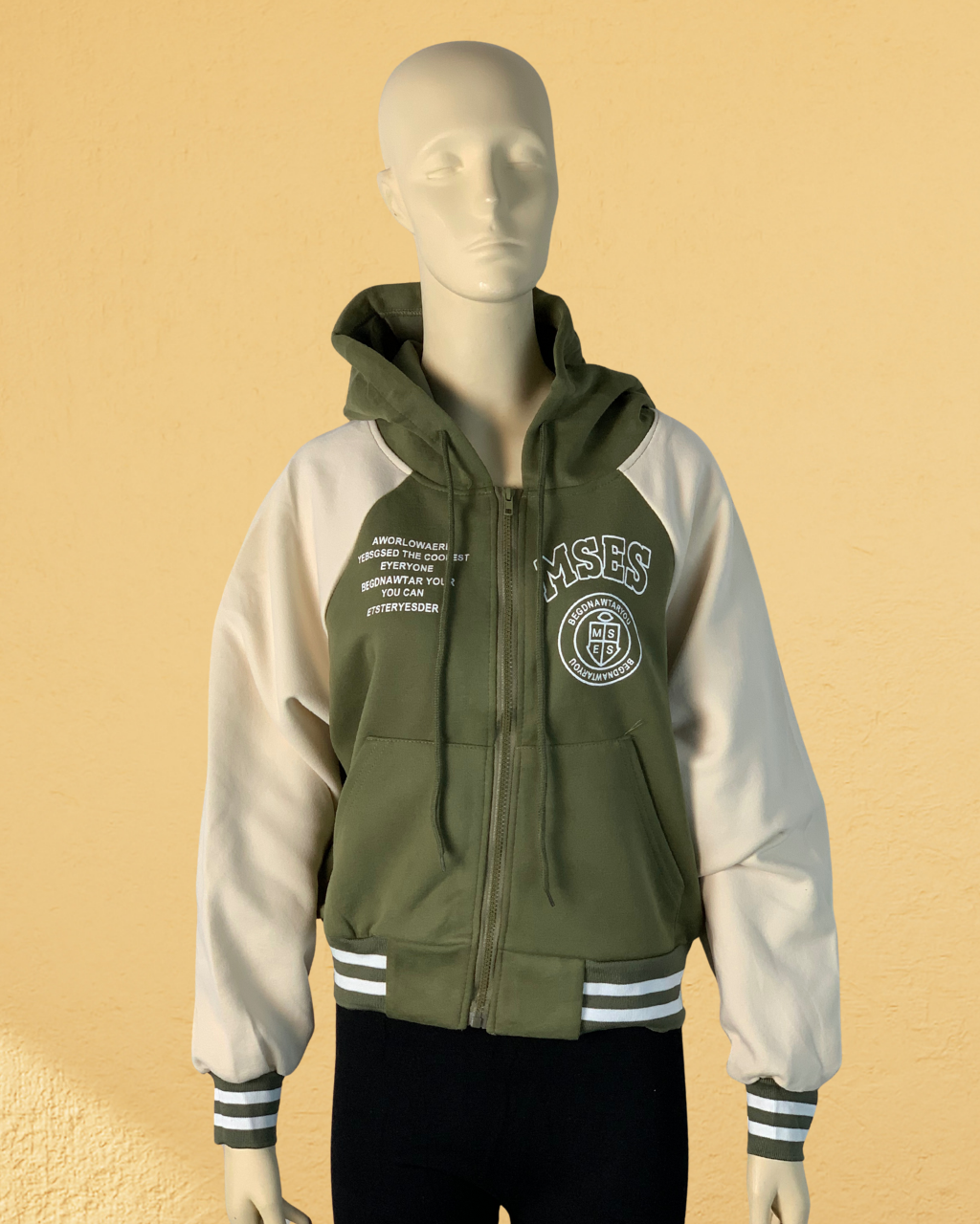 Trendy Cropped Hoody