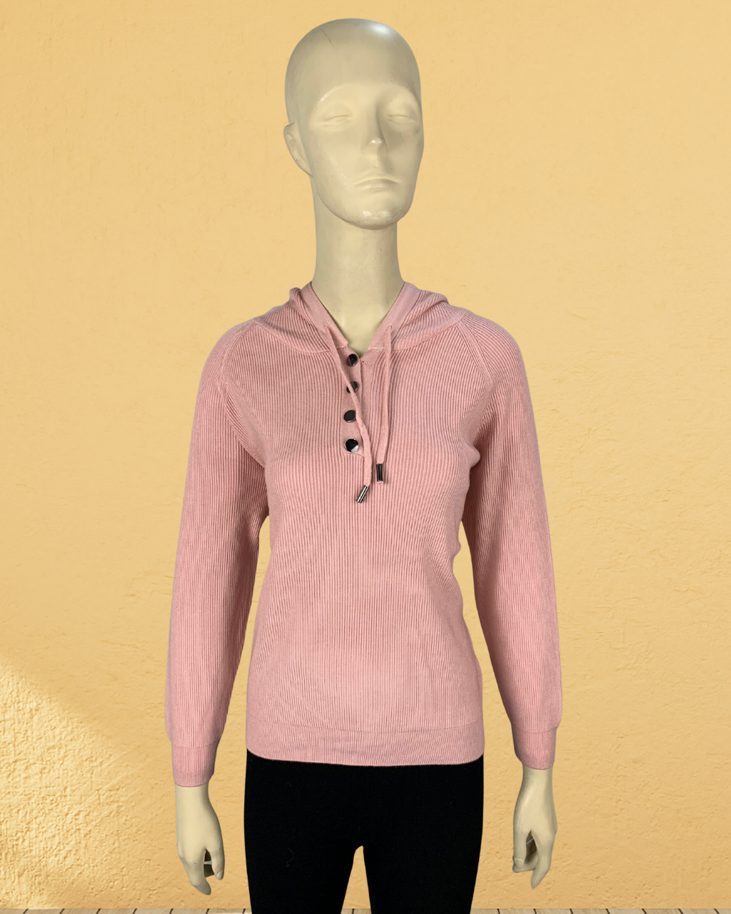 Hoodie (Box Design with Buttons)