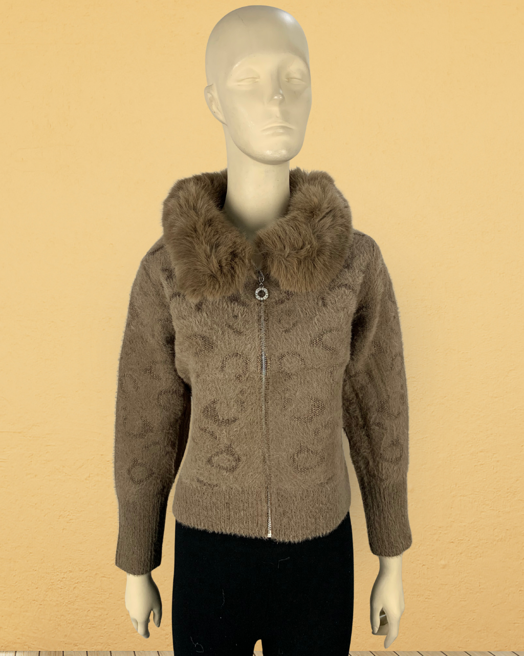 C-Style Faux Fur Coat