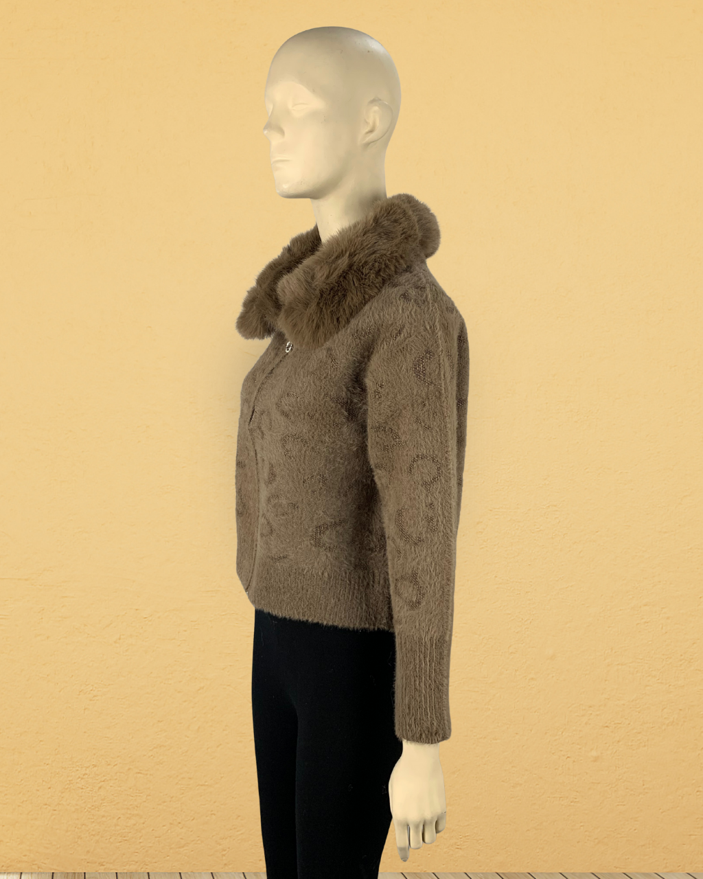 C-Style Faux Fur Coat