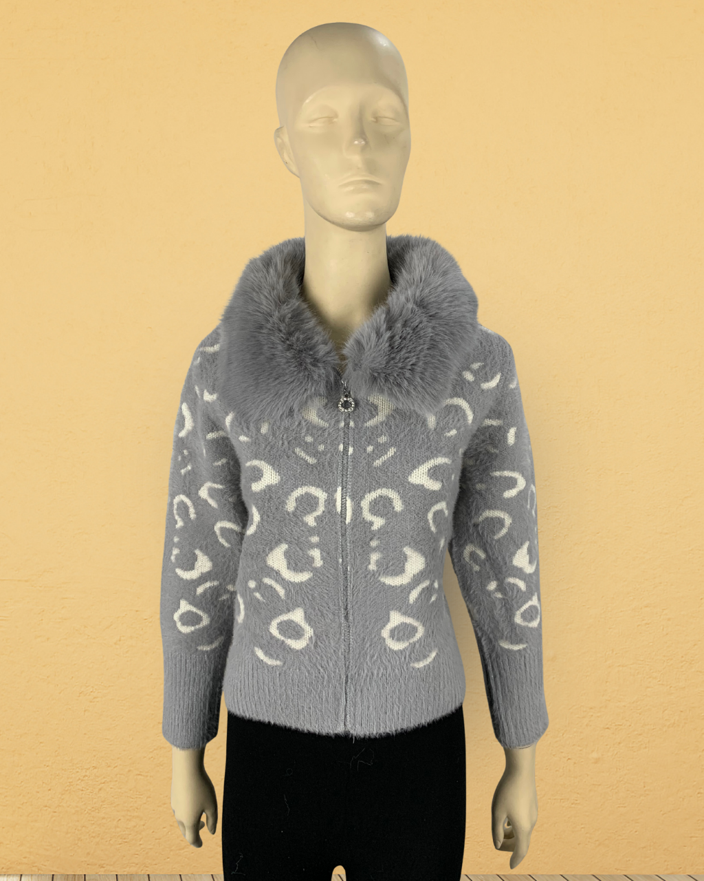 C-Style Faux Fur Coat