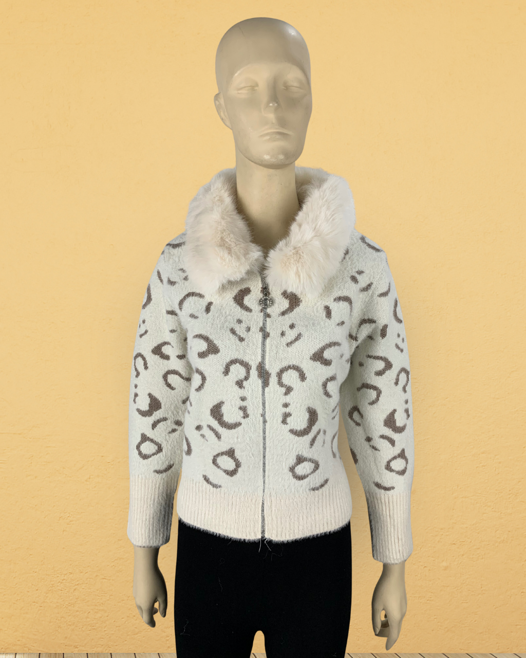 C-Style Faux Fur Coat