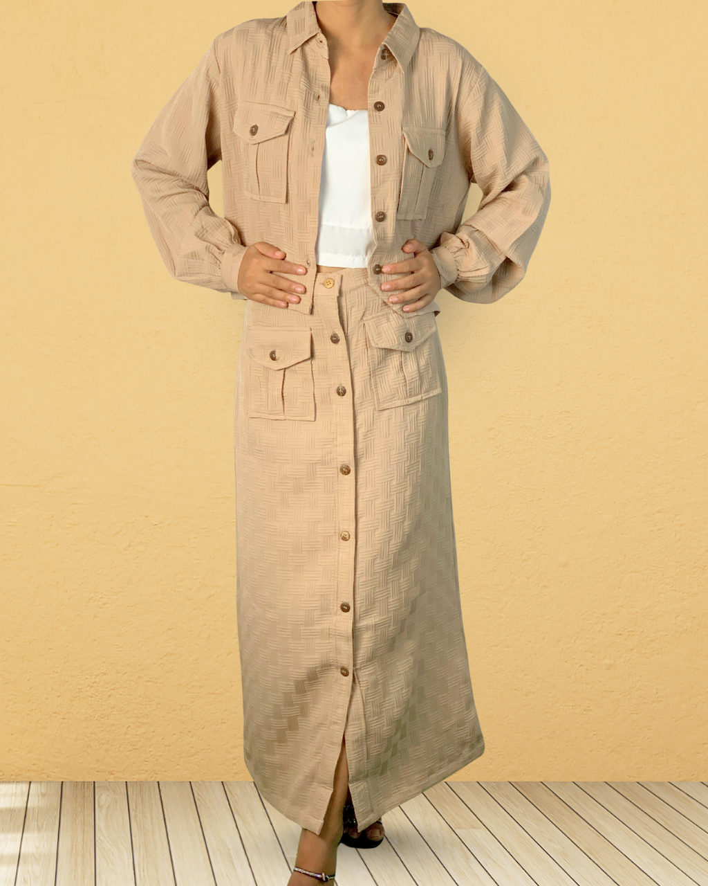 Chic 3-Piece Skirt Co-ord Set