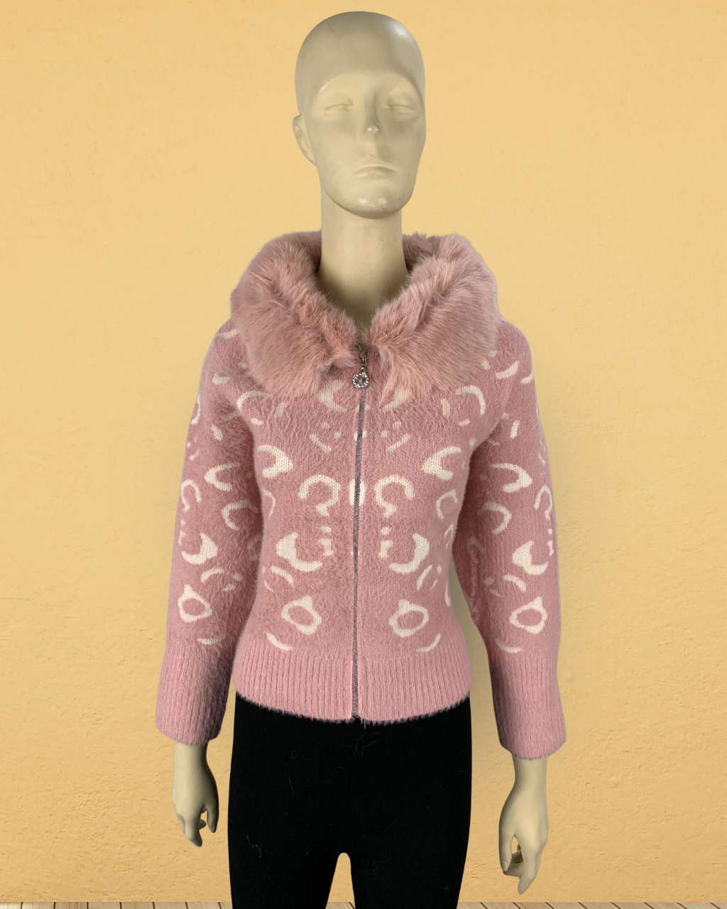 C-Style Faux Fur Coat