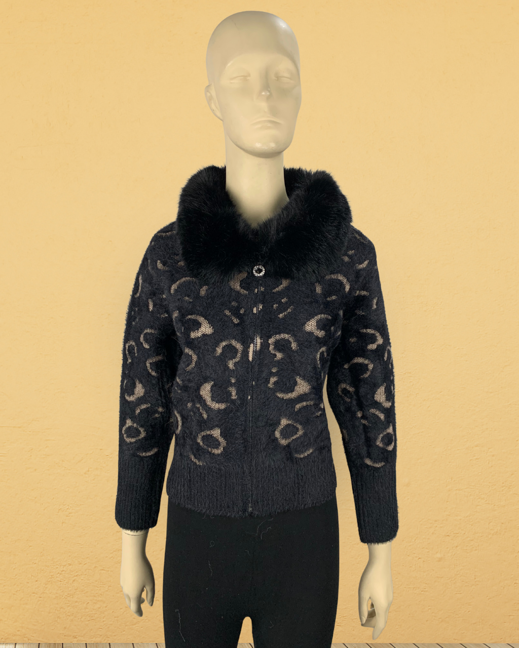 C-Style Faux Fur Coat