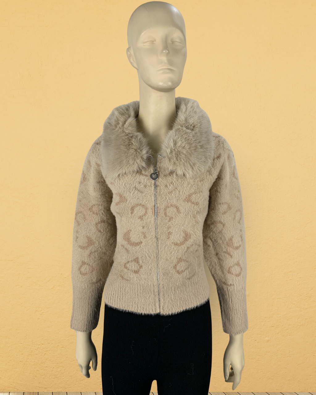 C-Style Faux Fur Coat