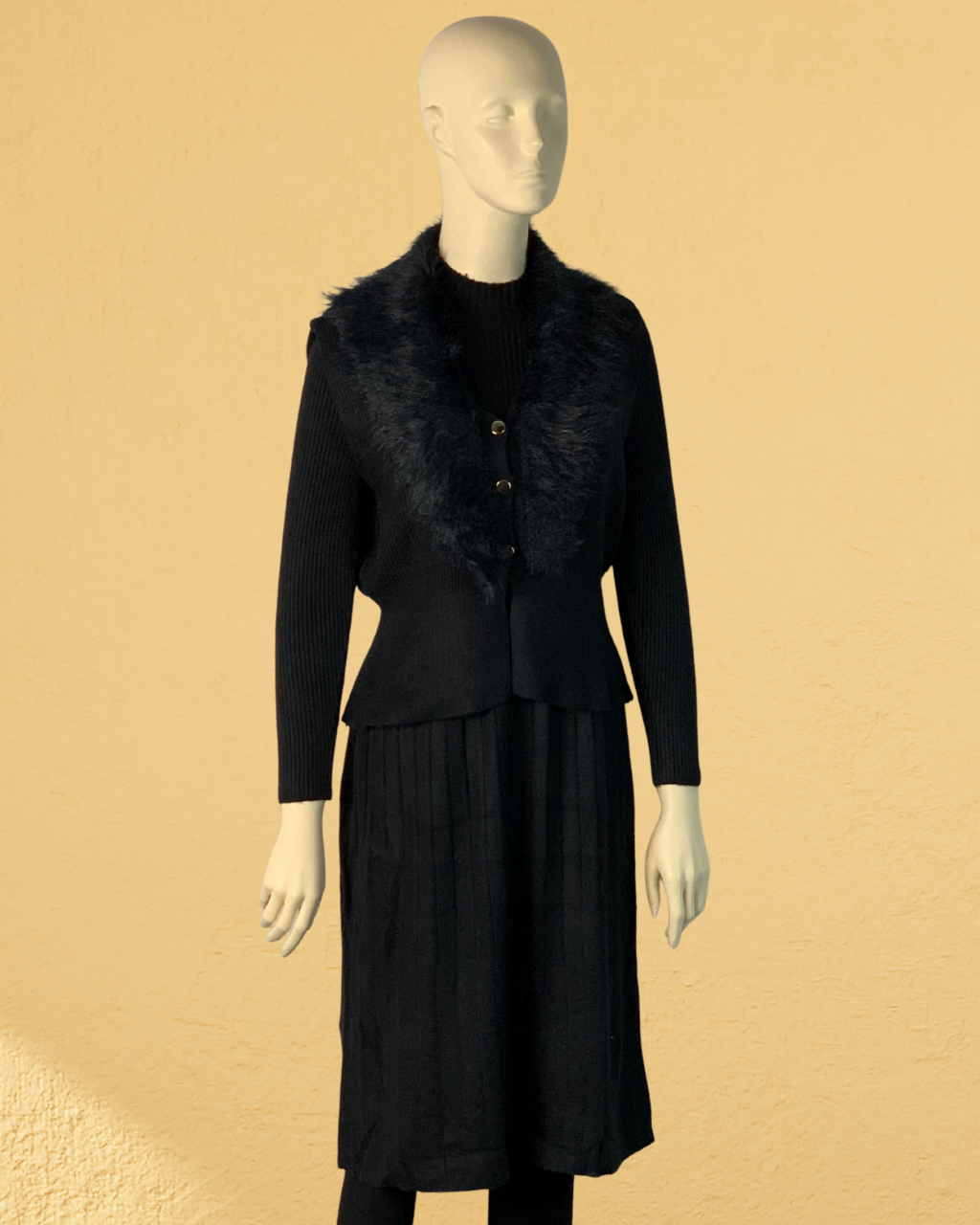 2-Piece Fur Co-ord Set