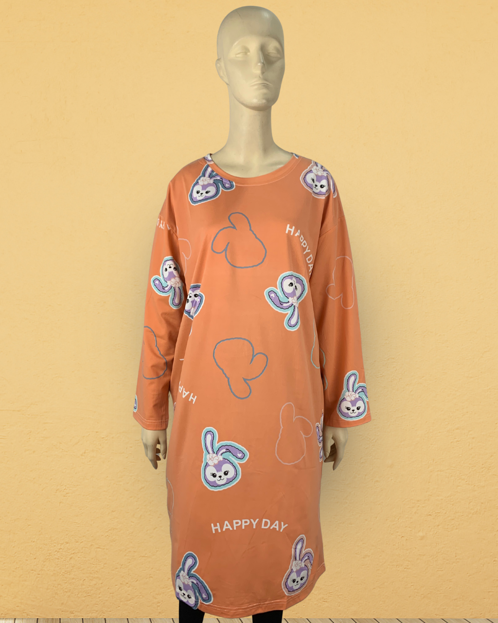 Night Wear Happy Day Print