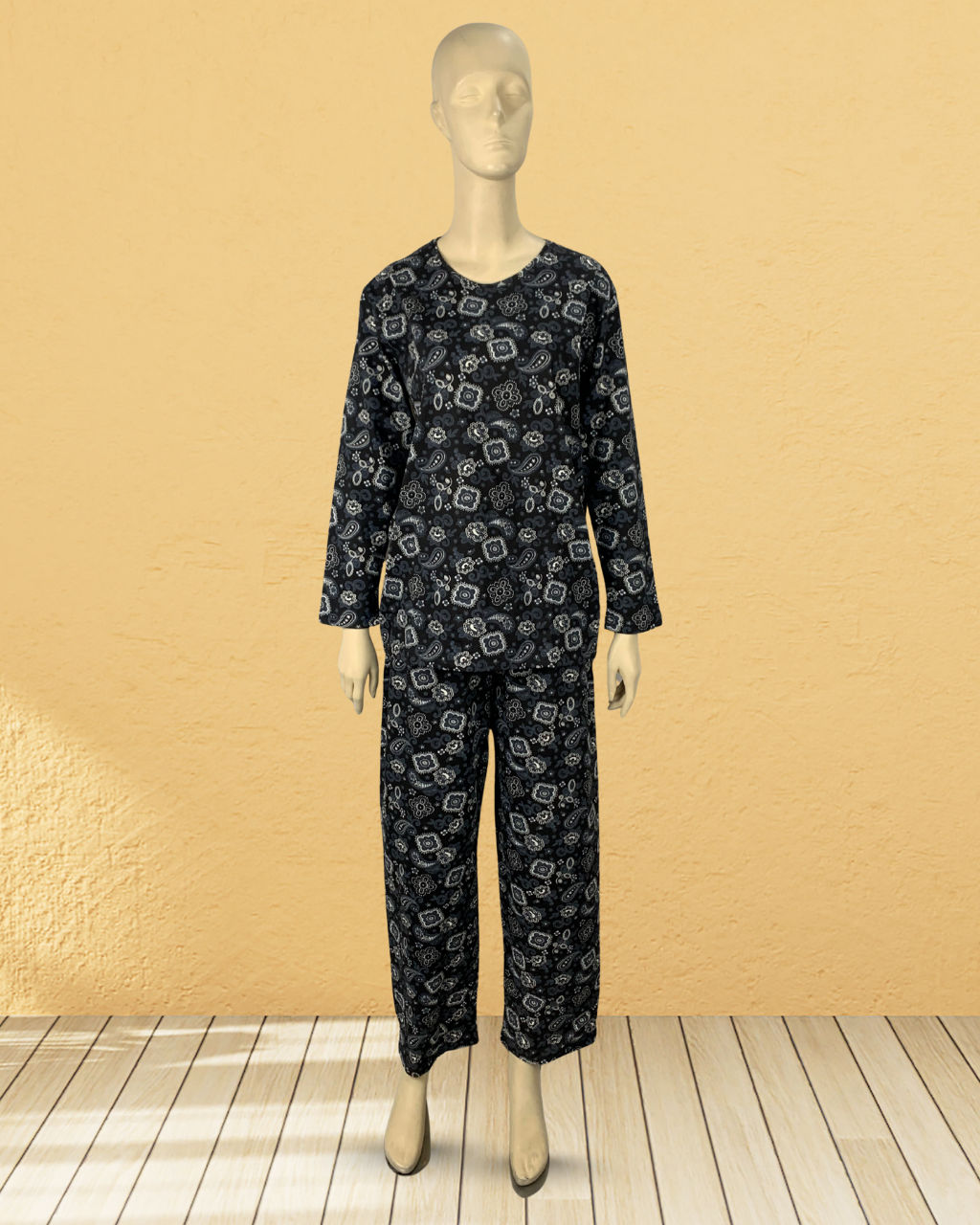 Black Cozy Nightwear Set