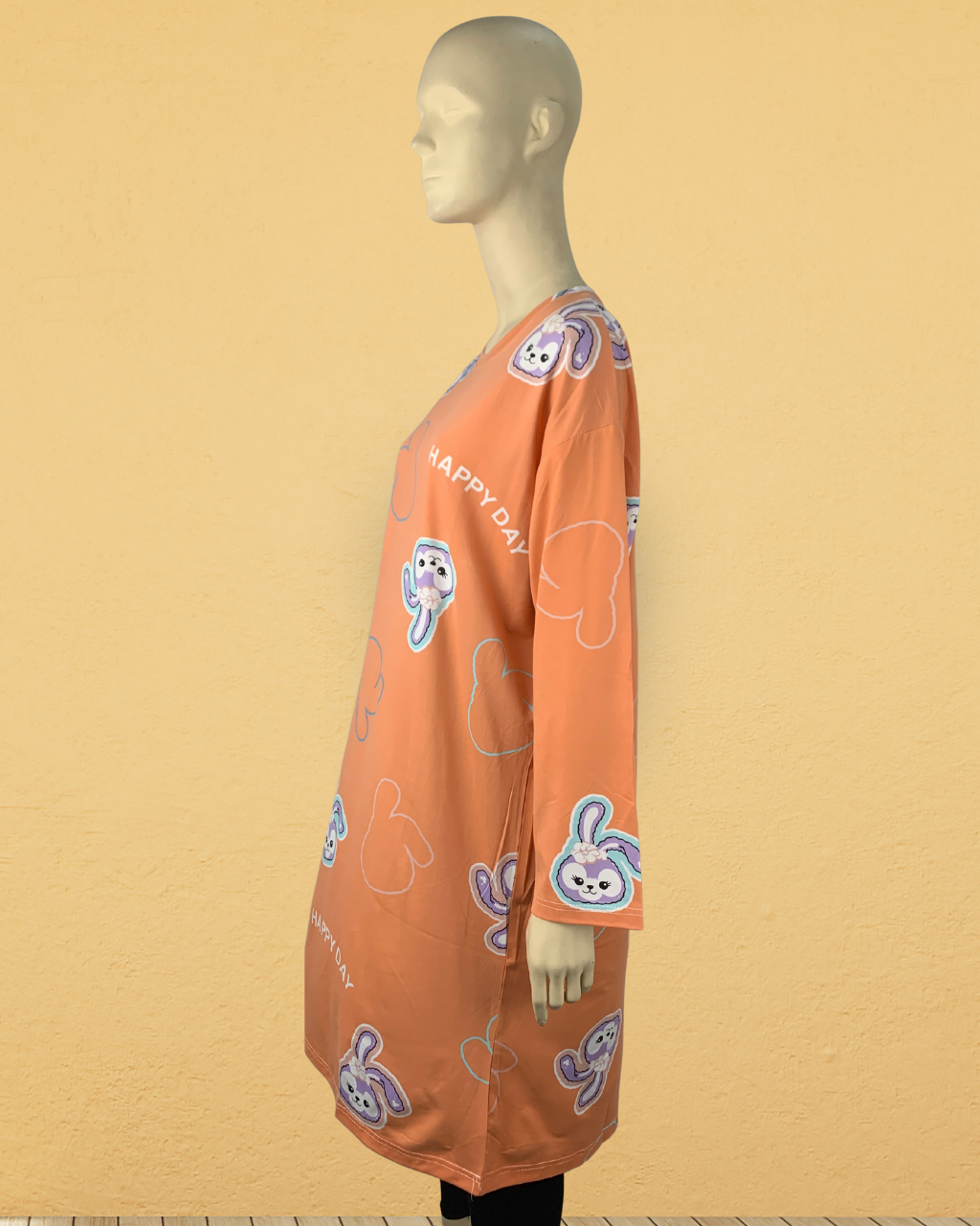 Night Wear Happy Day Print