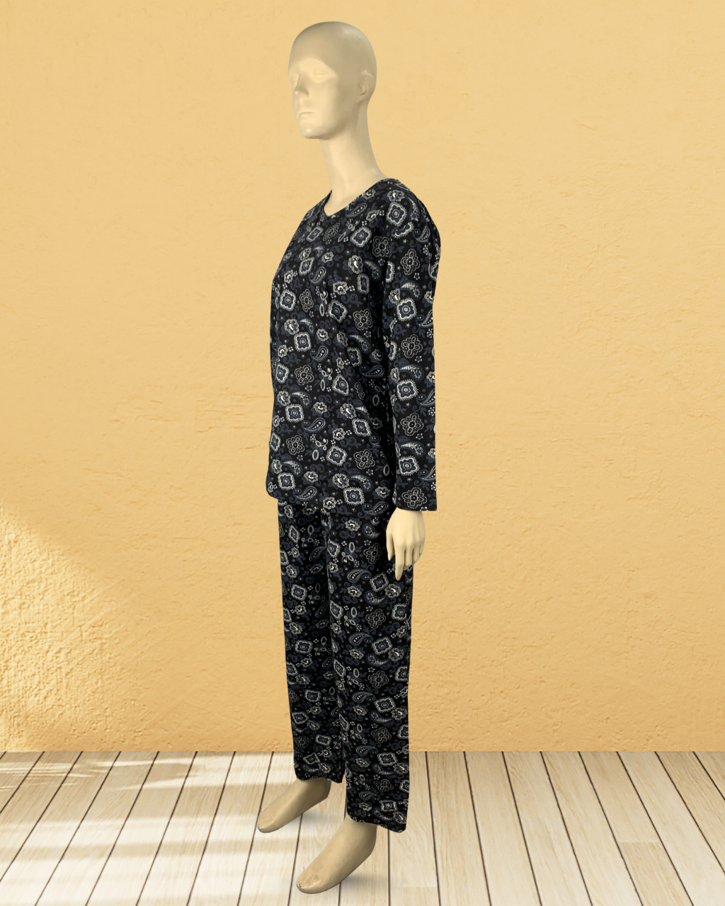 Black Cozy Nightwear Set
