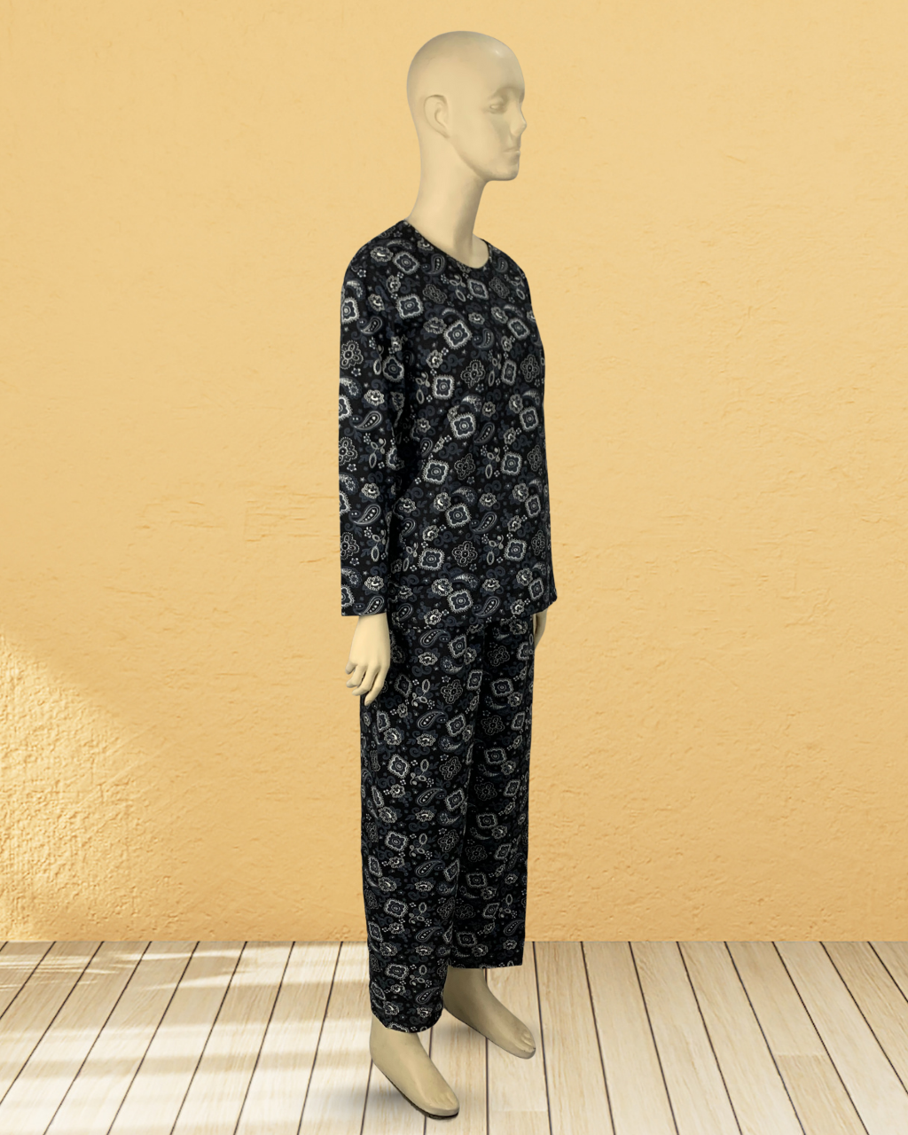 Black Cozy Nightwear Set