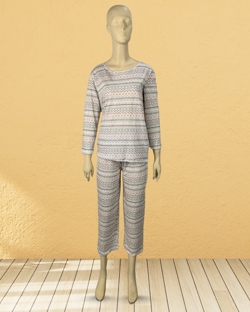 White Classic Nightwear Set