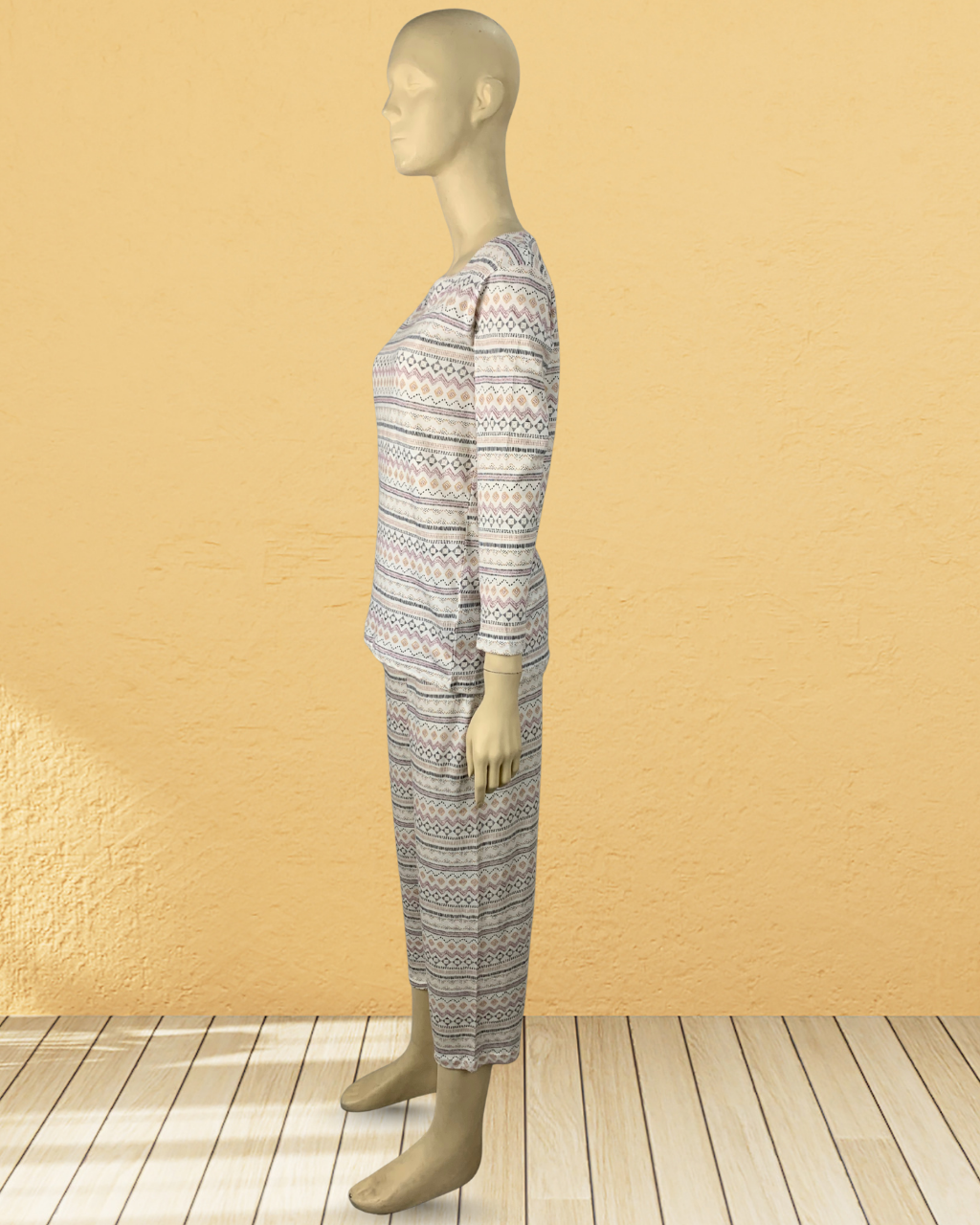 White Classic Nightwear Set