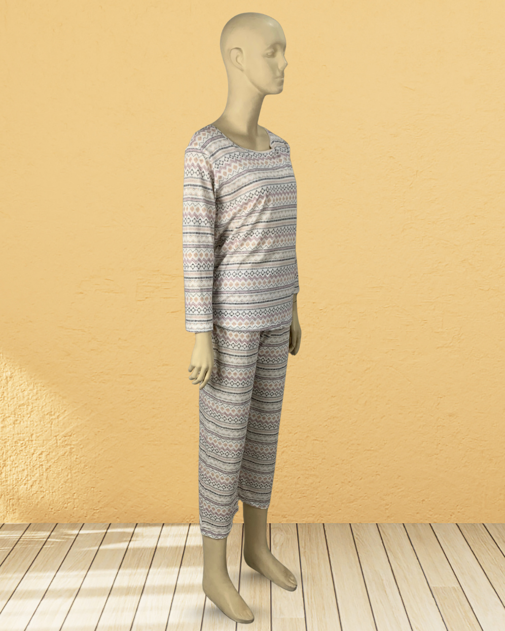 White Classic Nightwear Set