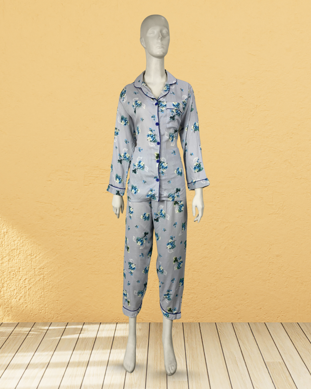 Grey Comfort Nightwear Set