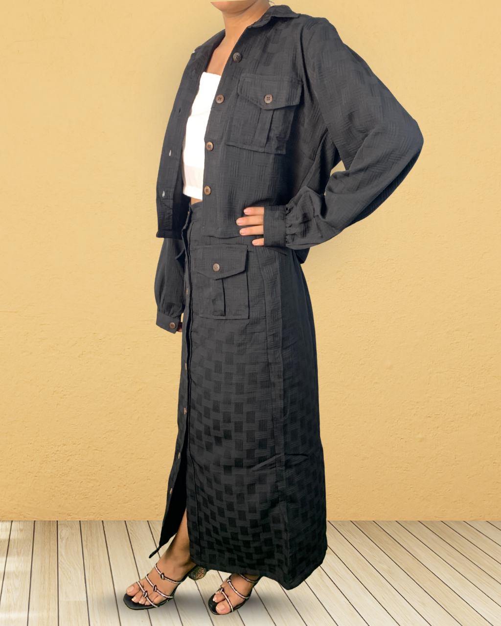 Chic 3-Piece Skirt Co-ord Set