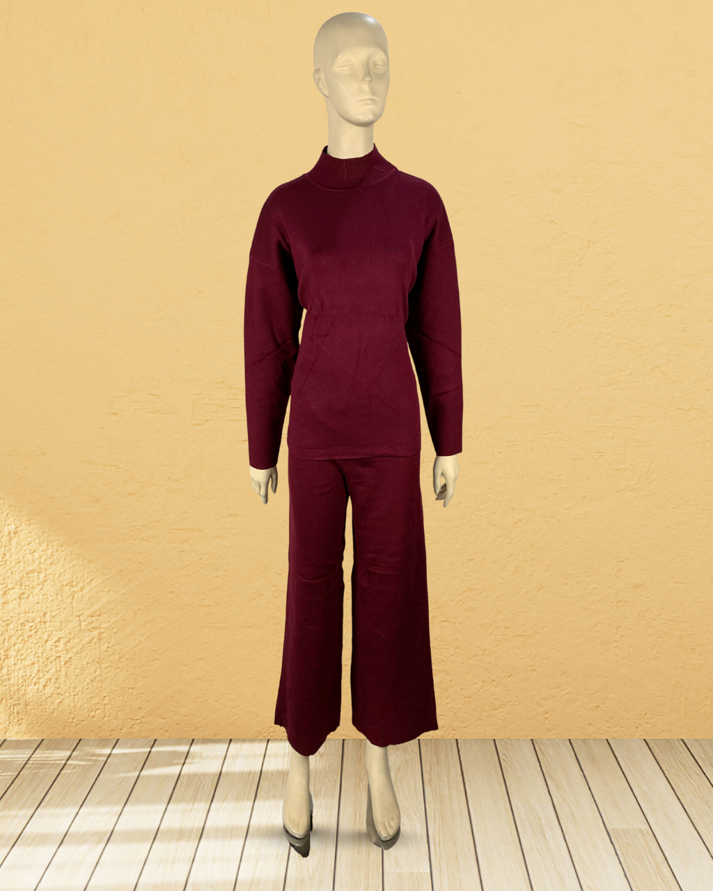 3 Piece Cozy Co-ord Set with Cap Shawl